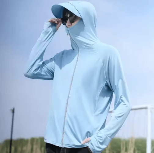 CASACA SOLAR DE VERANO CON PROTECTOR UV PARA HOMBRES Y MUJERES☀️🧊🛍️