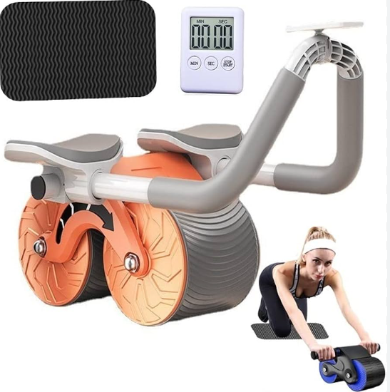 🕘💥🛒✨RODILLO ABDOMINAL CON REBOTE AUTOMATICO✨🕘🛒🏃🏃‍♀️