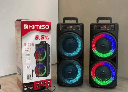 PARLANTE KIMISU CON LUCES RGB Y BLUETOOTH 📻📢