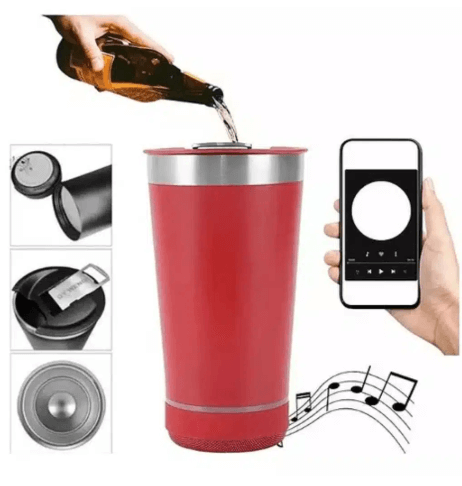 🛒🕘 VASO TERMICO CON PARLANTE. 💥🕘👇