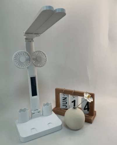 🛒👇LAMPARA DE ESCRITORIO CON LUCES LED Y VENTILADOR. 🕘💥🎁👇