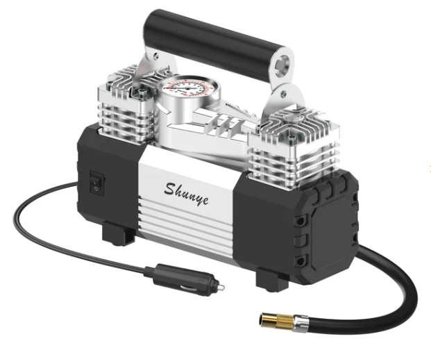 🛻COMPRENSOR AIRE PROFESIONAL PORTATIL : AUTO - MOTO - CAMIONETA🏍️🛒