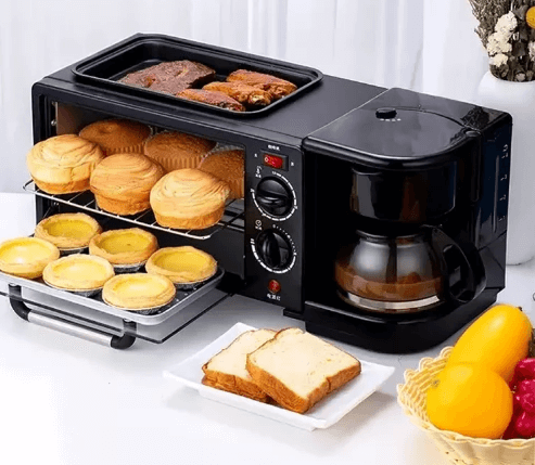 🌭🍕HORNO DESAYUNERO 3 EN 1. ♨️🍖🥪🥩