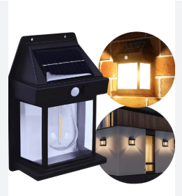 🔥⚡💧LAMPARA CON PANEL SOLAR Y SENSOR DE MOVIMIENTO. ♨️✨🛍️🛒