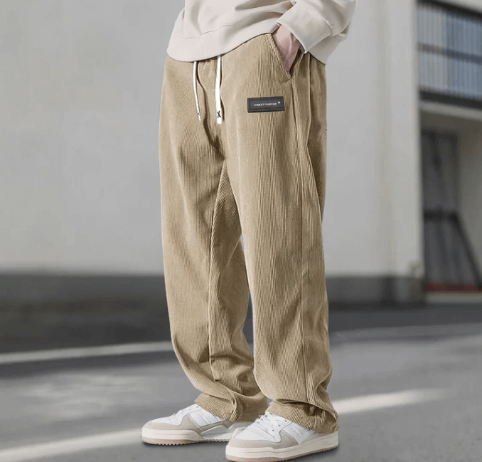 PANTALONES EN CORDUROY CORTE CLASICO.👖🛍️👇