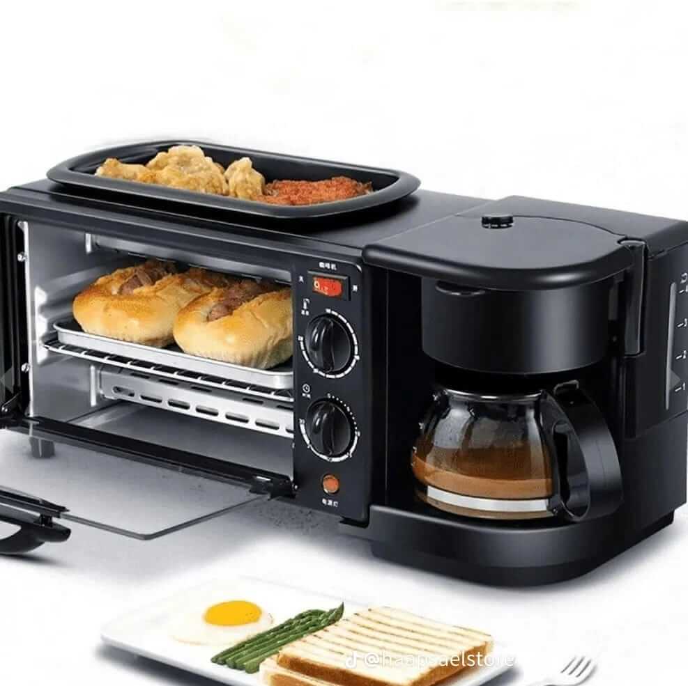 🌭🍕HORNO DESAYUNERO 3 EN 1. ♨️🍖🥪🥩
