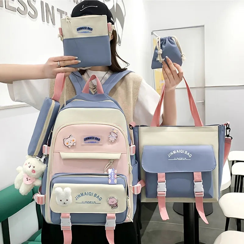 👜MOCHILA KAWAII IMPERMEABLE 5 EN 1👜